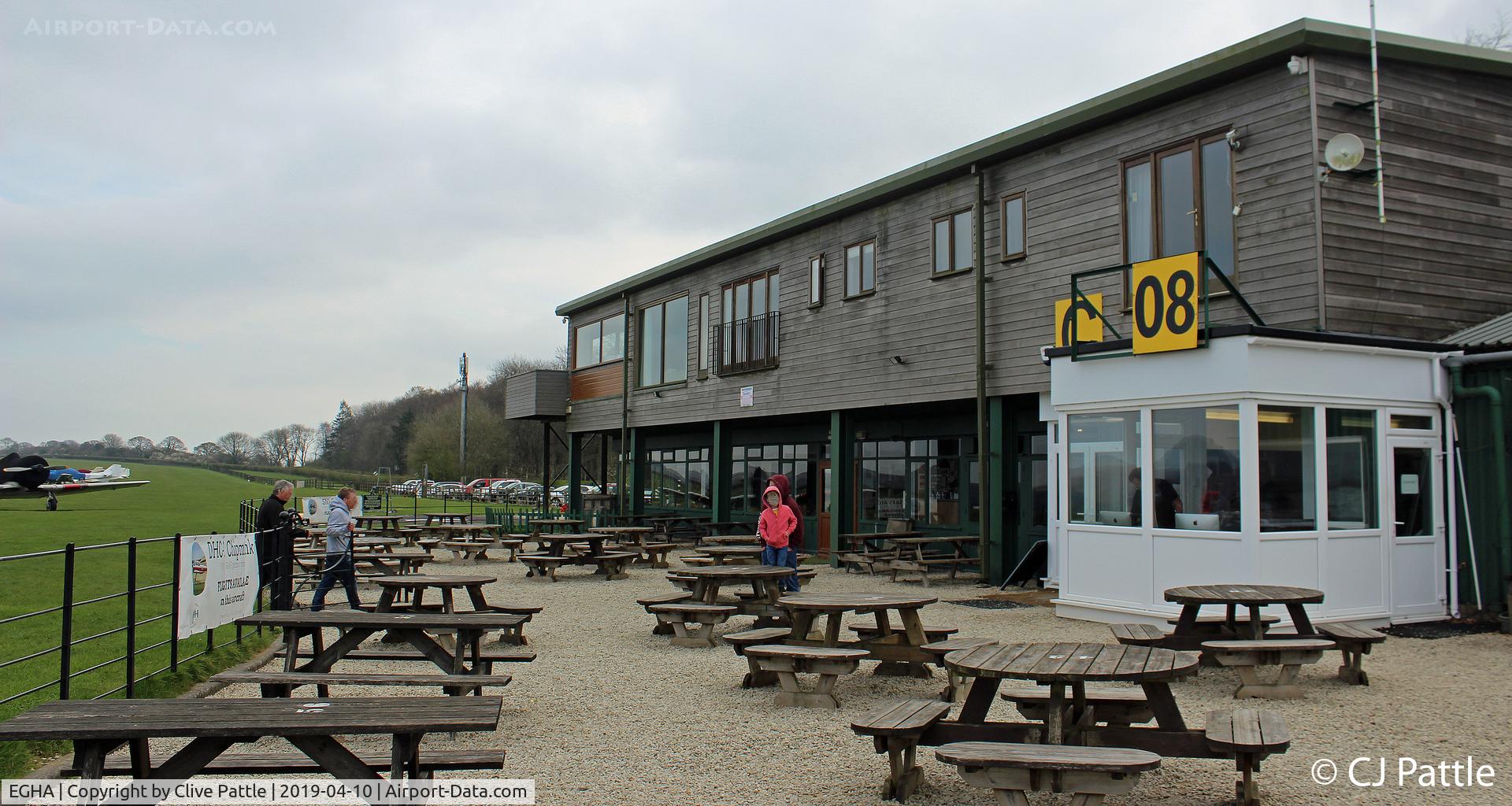 Compton Abbas Airfield Airport, Shaftesbury, England United Kingdom (EGHA) - Clubhouse @ EGHA