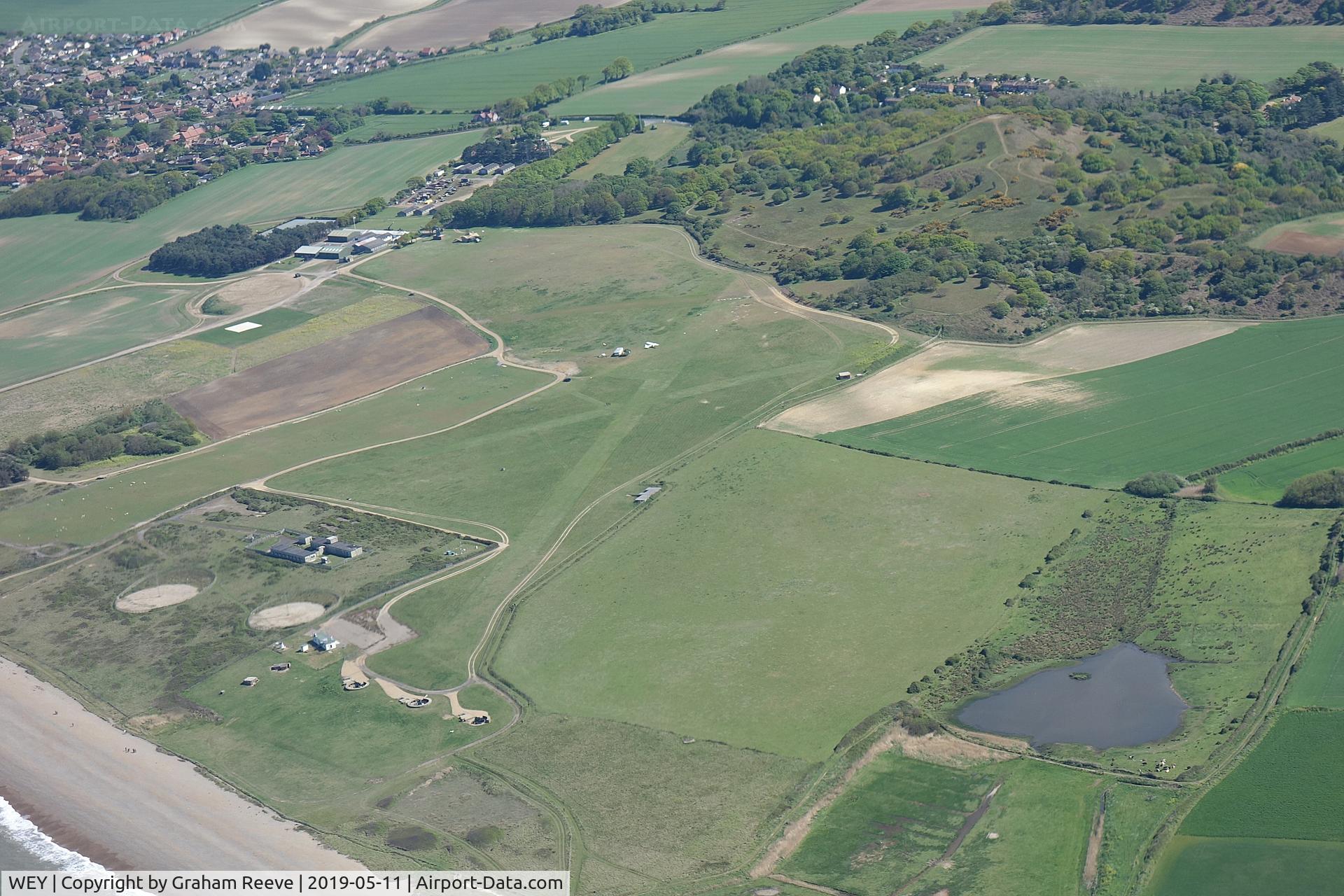 WEY Airport - Weybourne, Norfolk, airfield from the air