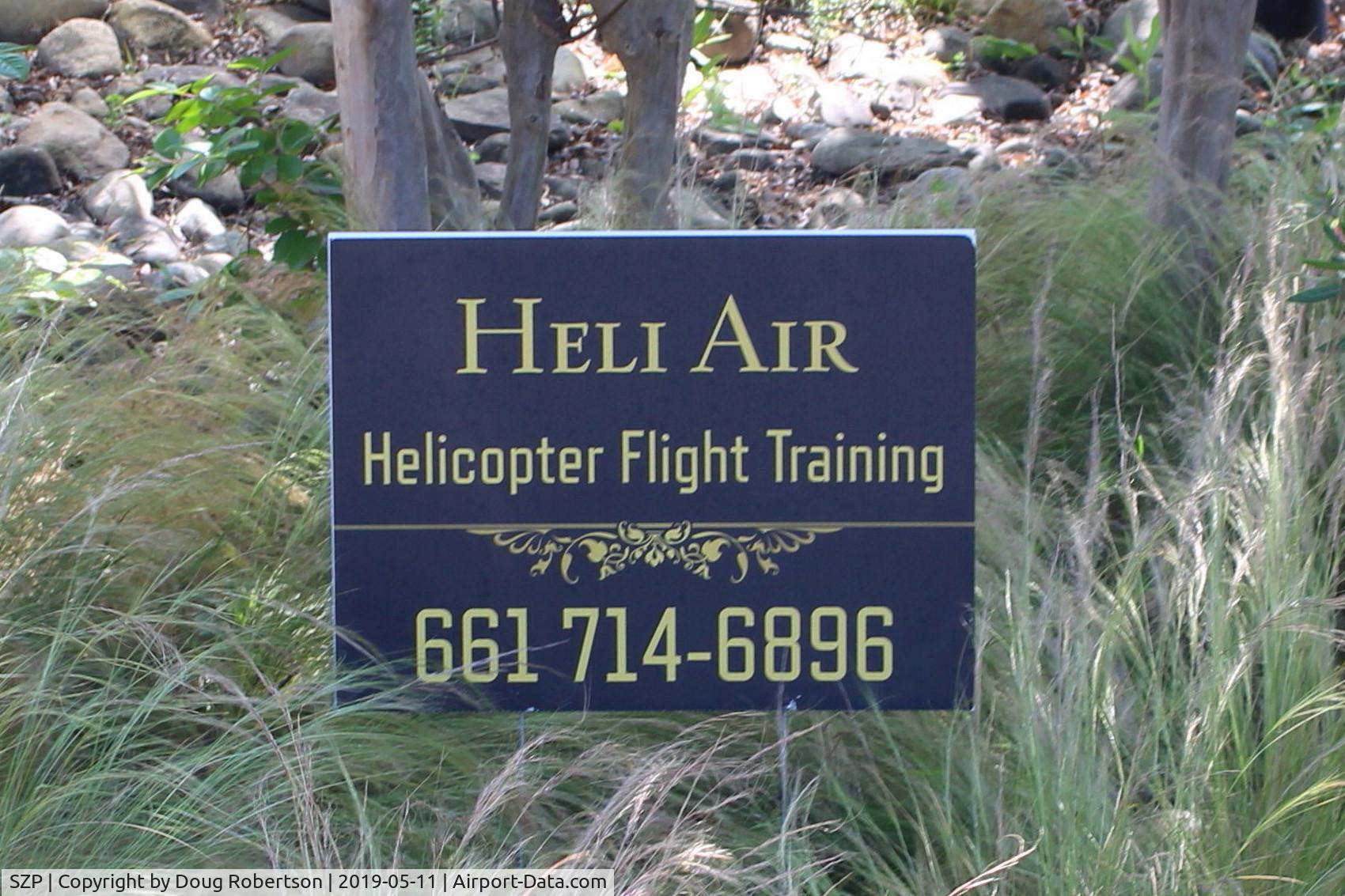 Santa Paula Airport (SZP) - Helicopter Flight Training Offered Here