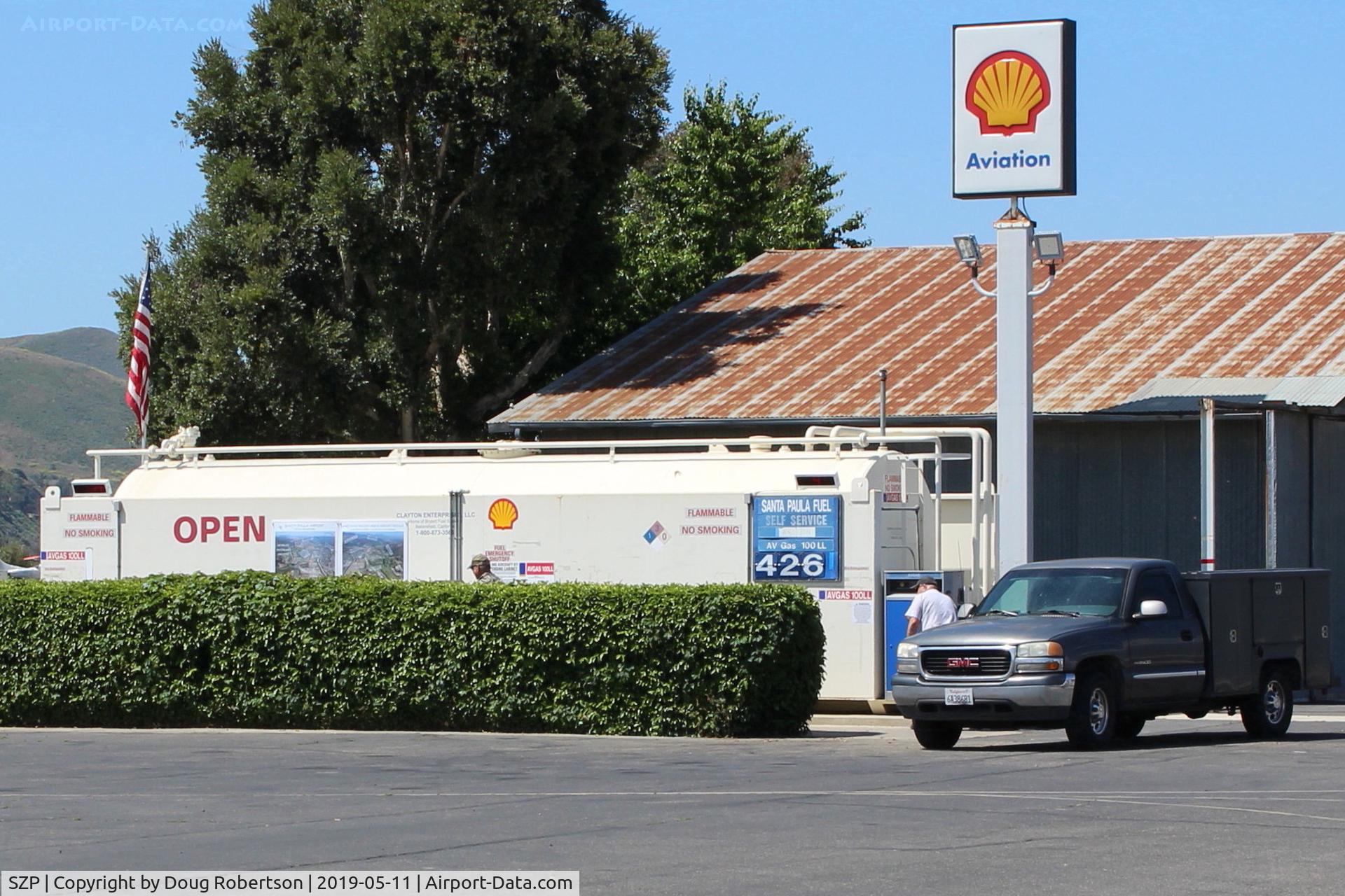 Santa Paula Airport (SZP) - Santa Paula SHELL 100LL Self-Serve. Note increased price.