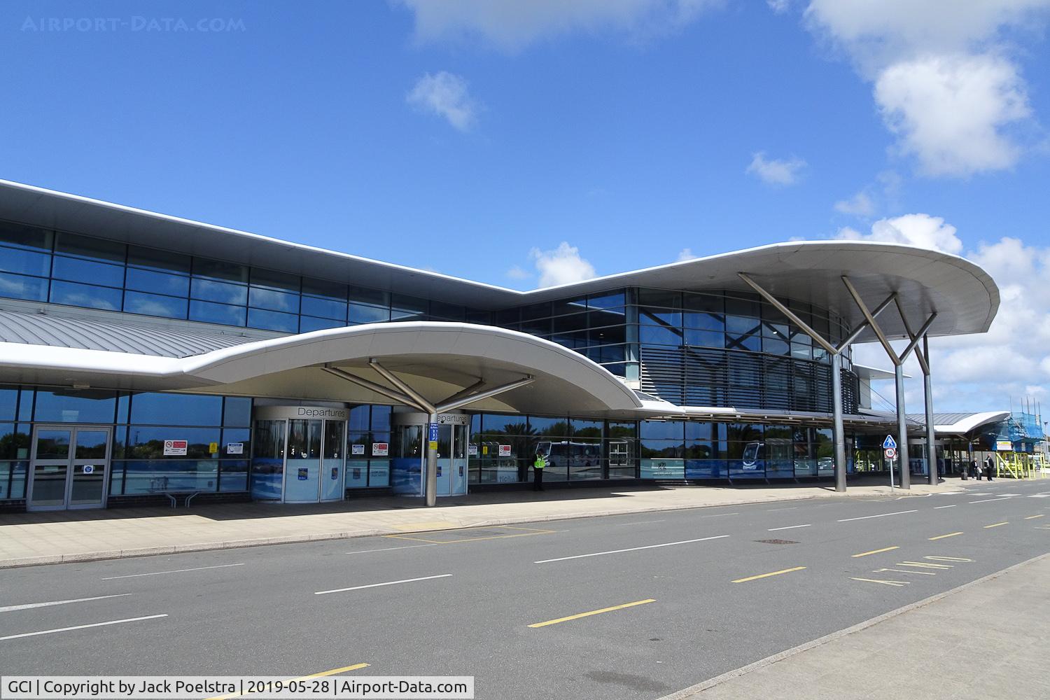 Guernsey Airport, Guernsey, Channel Islands United Kingdom (GCI) - Passenger terminal of Guernsey airport
