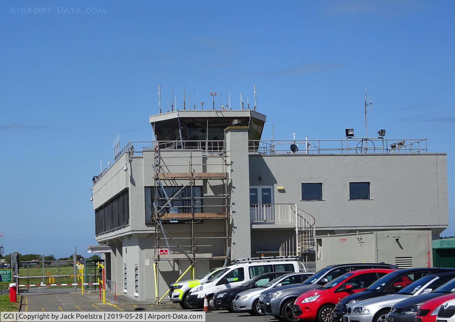 Guernsey Airport, Guernsey, Channel Islands United Kingdom (GCI) - Control tower of Guernsey airport