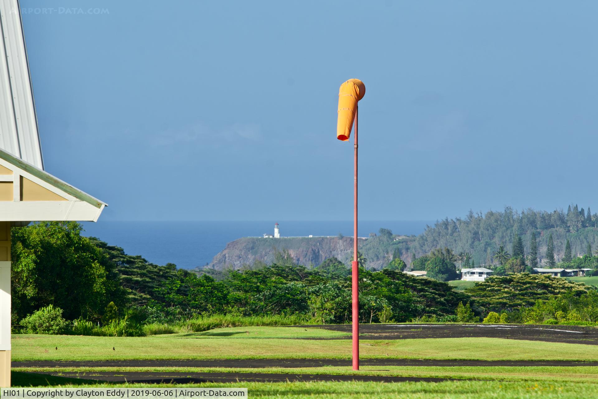 Princeville Airport (HI01) - Windsock 2019.