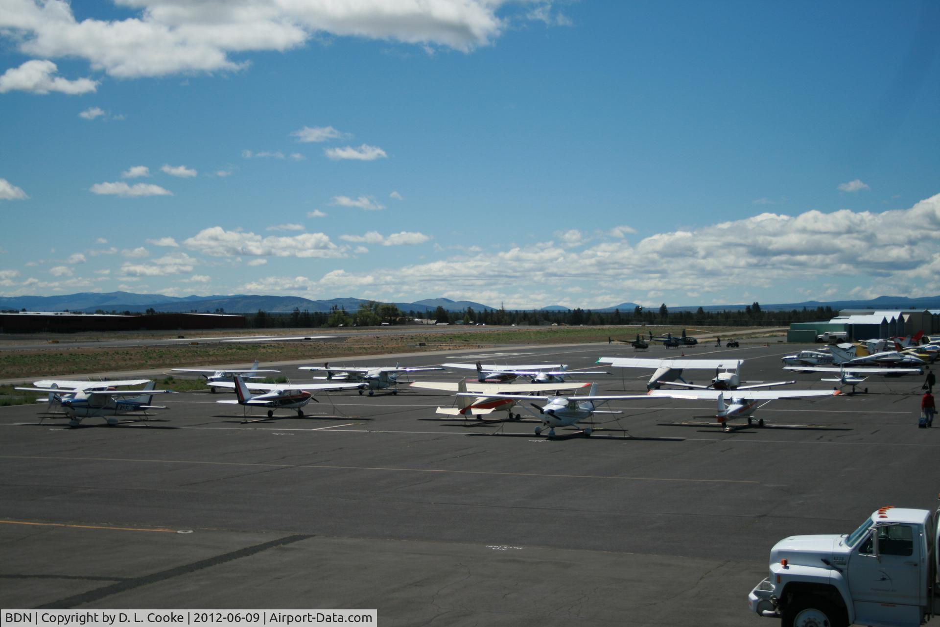 Bend Municipal Airport (BDN) - Looking out over the Field from the Restaurant 