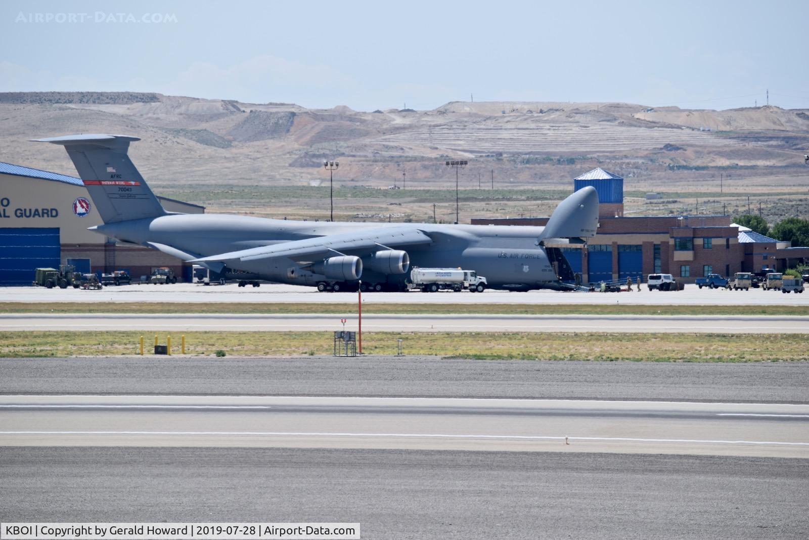 Boise Air Terminal/gowen Fld Airport (BOI) - C-5M from the 439th Airlift Wing 