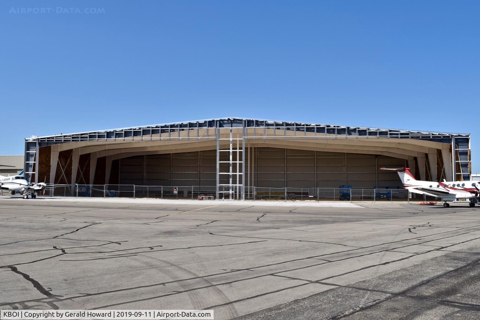 Boise Air Terminal/gowen Fld Airport (BOI) - The back is now up. Just the doors and floor are left to finish.