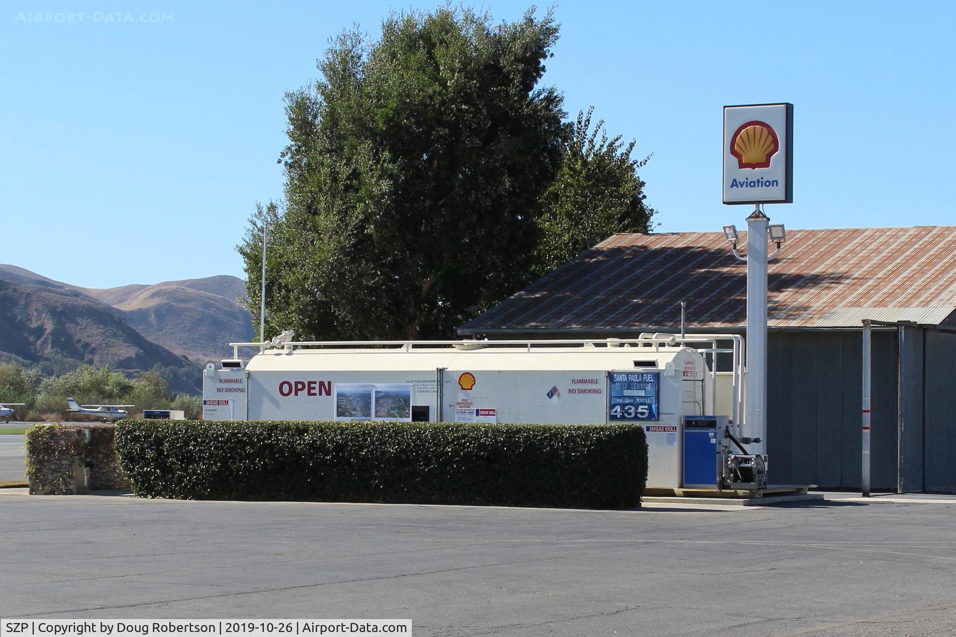 Santa Paula Airport (SZP) - Santa Paula SHELL 100LL, Self-Serve, no price change