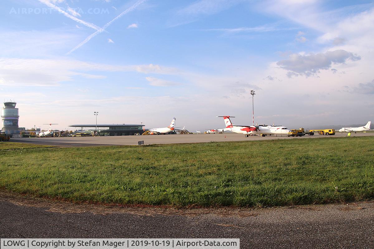 Graz Airport, Graz Austria (LOWG) - Busy times @GRZ