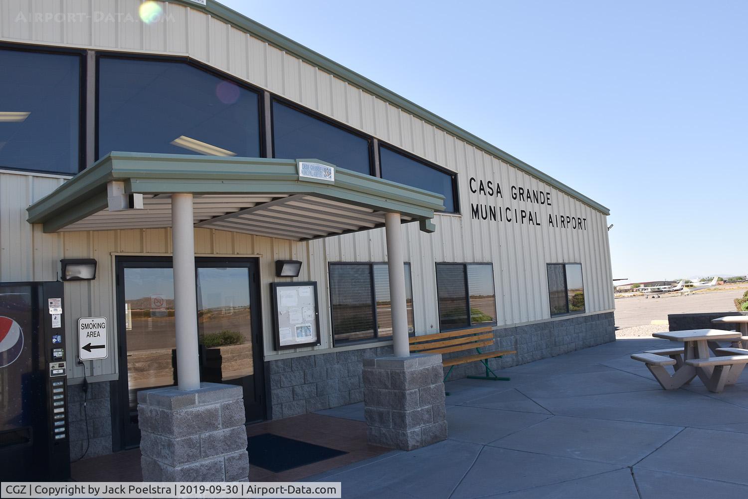 Casa Grande Municipal Airport (CGZ) - Terminal of Casa Grande airport AZ