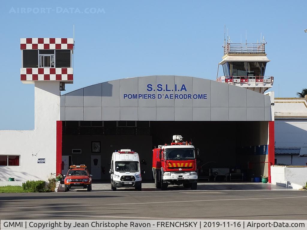 Mogador Airport, Essaouira Morocco (GMMI) - Fire station and tower