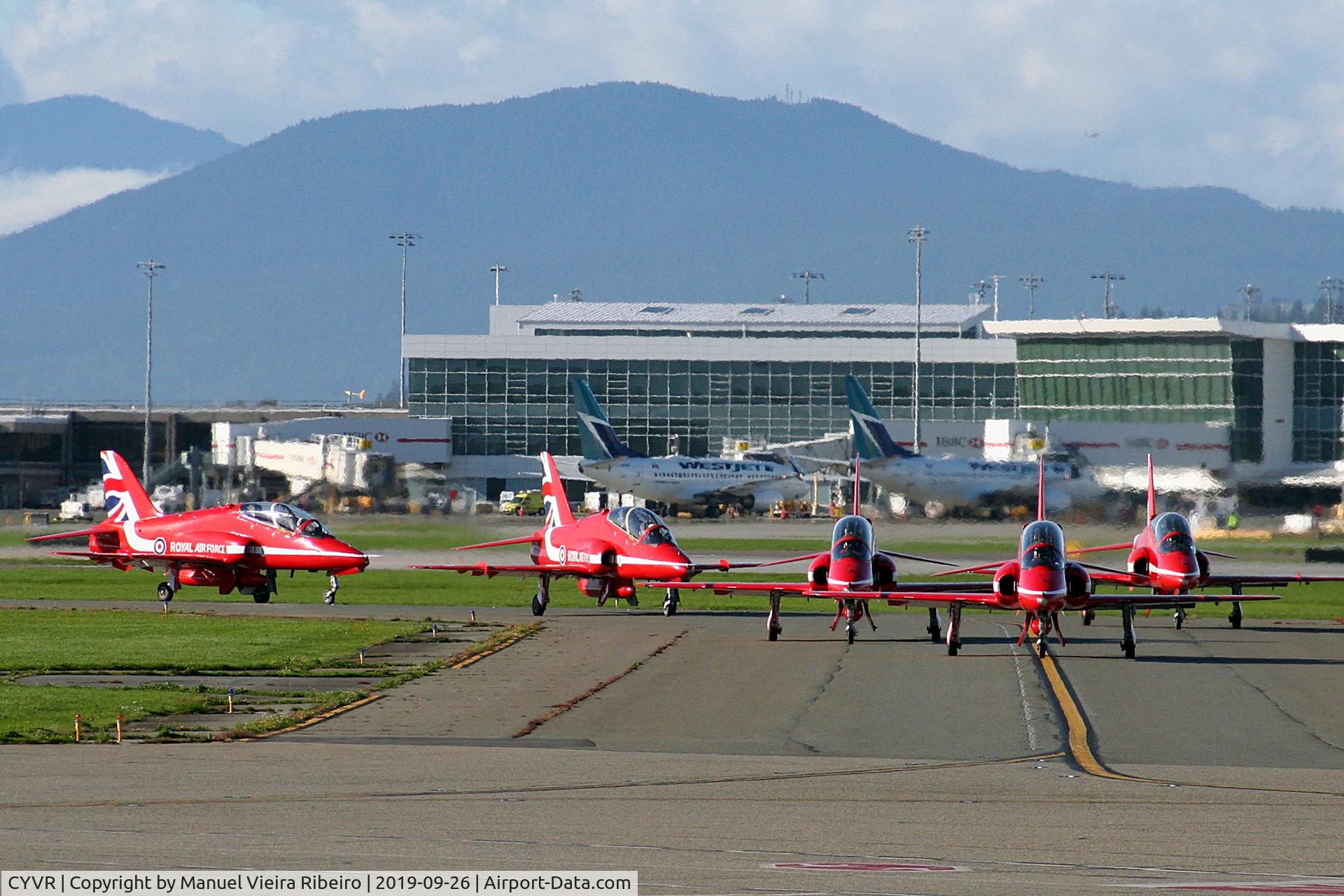 Vancouver International Airport, Vancouver, British Columbia Canada (CYVR) - Red Arrows 2019 North American tour