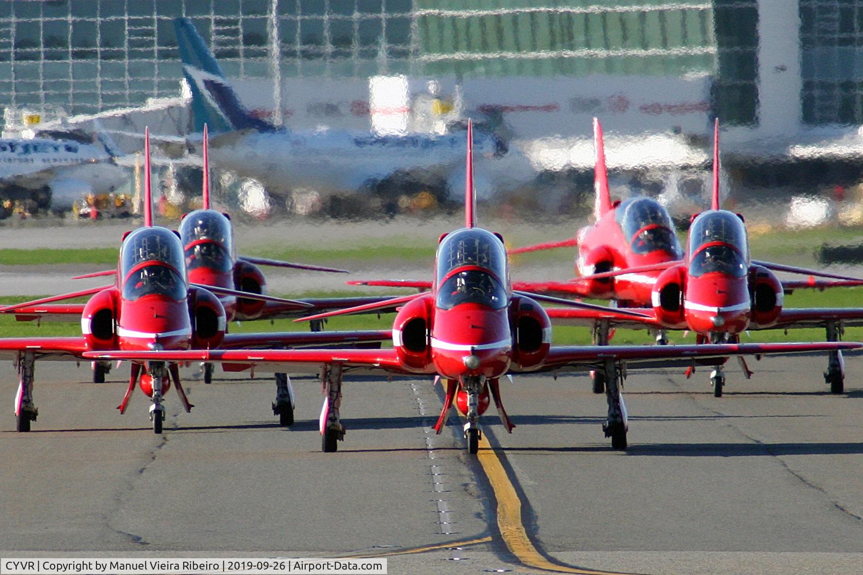 Vancouver International Airport, Vancouver, British Columbia Canada (CYVR) - Red Arrows 2019 North American tour