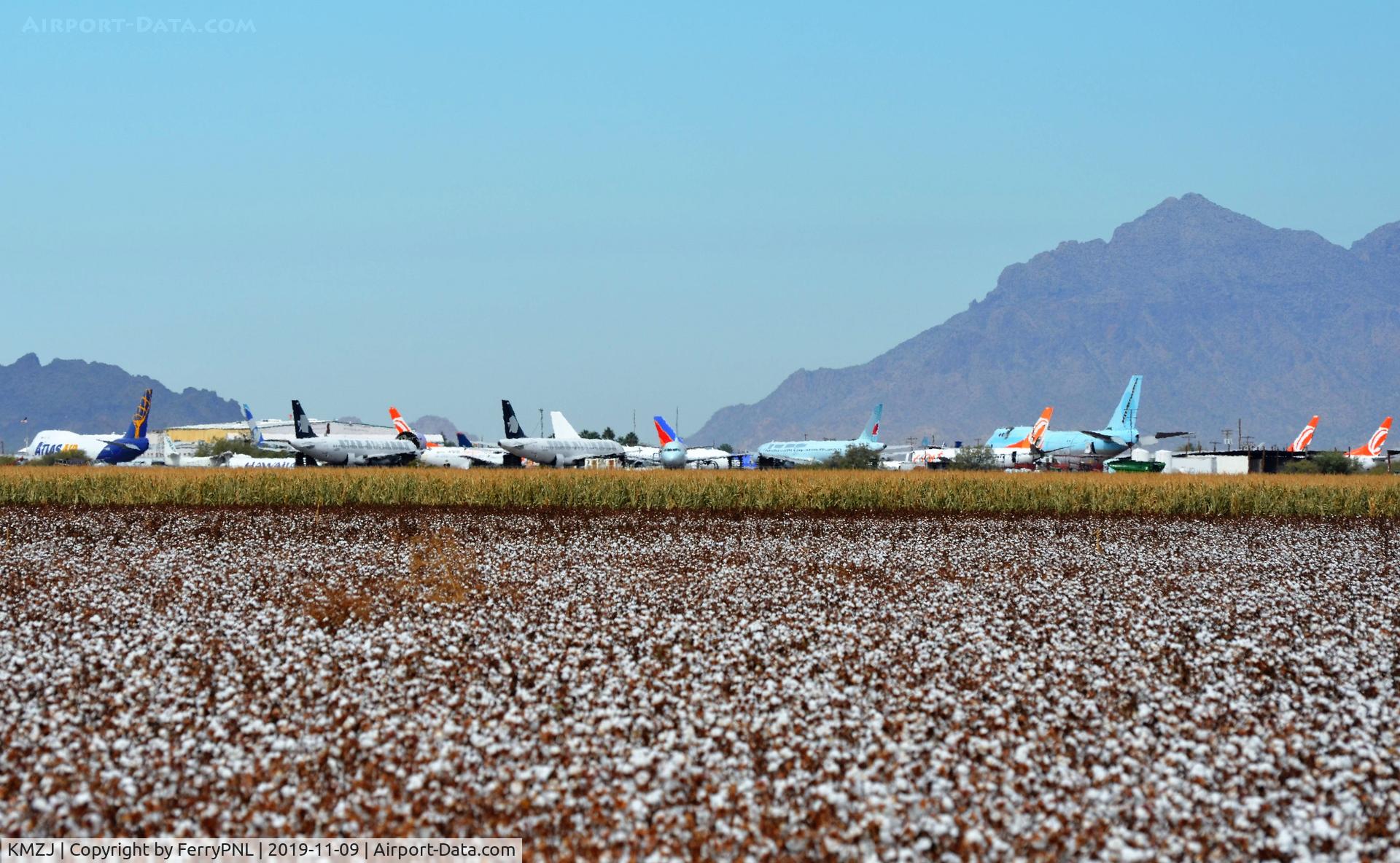 Pinal Airpark Airport (MZJ) - Marana Pinal Airpark located amids the cotton fields near Phoenix, AZ