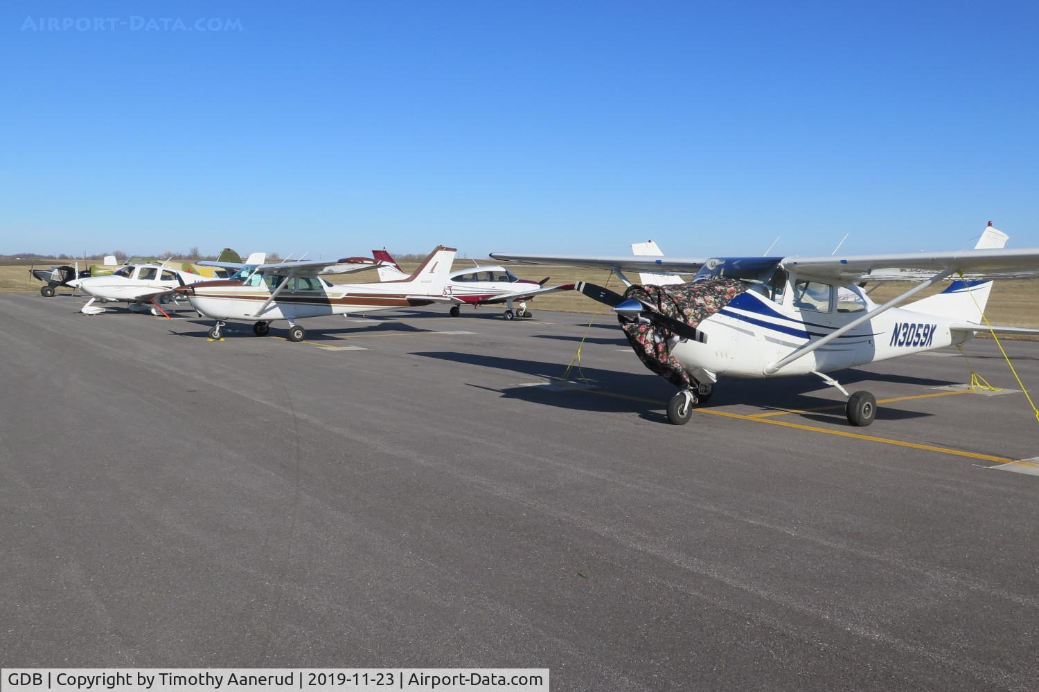 Granite Falls Muni/lenzen-roe Memorial Fld Airport (GDB) - Granite Falls Muni, ramp full of visitors