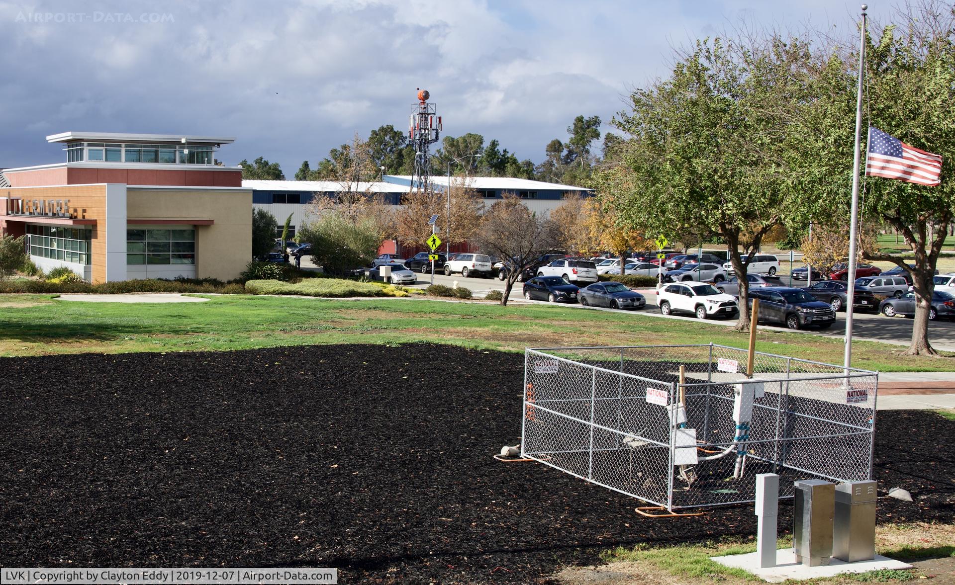 Livermore Municipal Airport (LVK) - Old terminal building removed. LVK 2019.