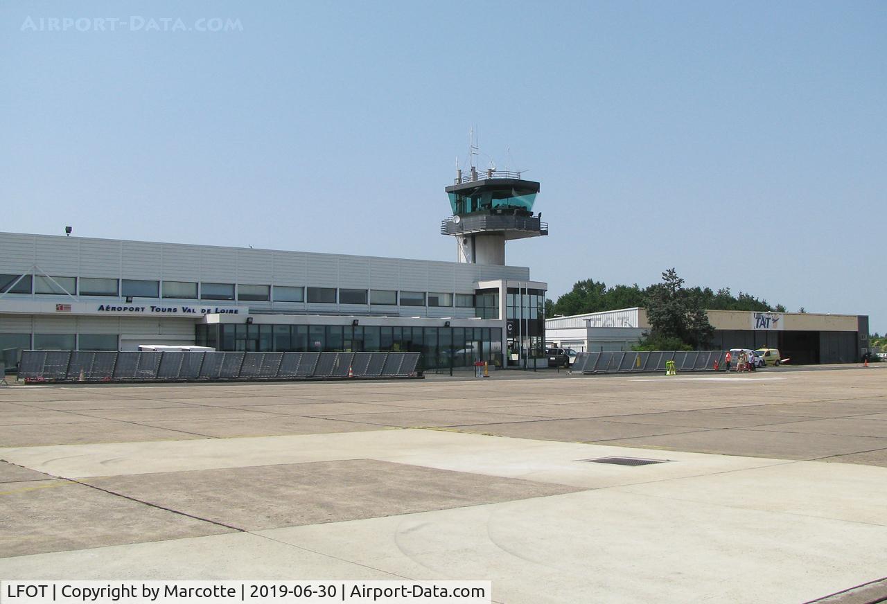 Tours Val de Loire Airport, Tours France (LFOT) - Taken from the apron.