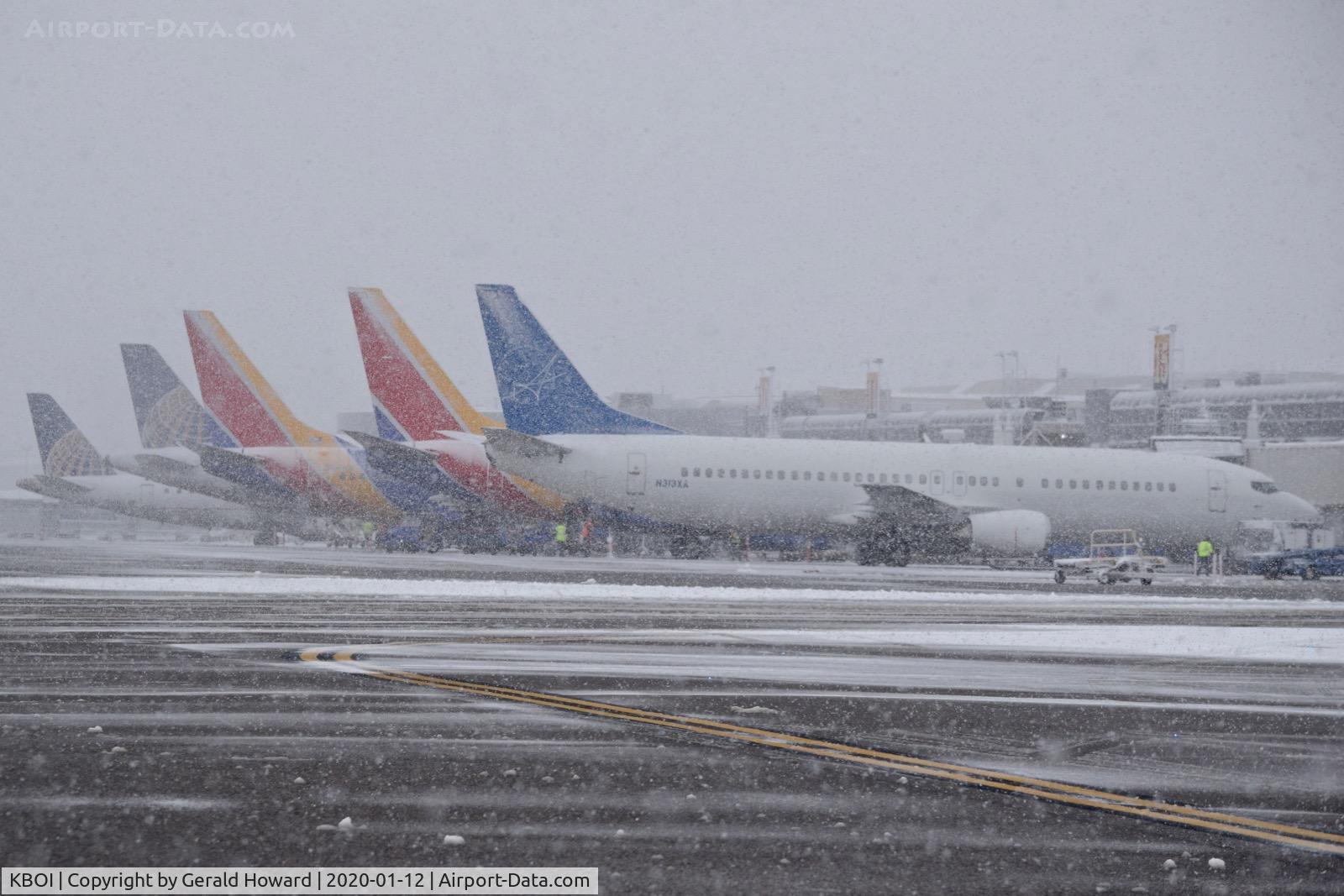 Boise Air Terminal/gowen Fld Airport (BOI) - Mid day flights loading up.