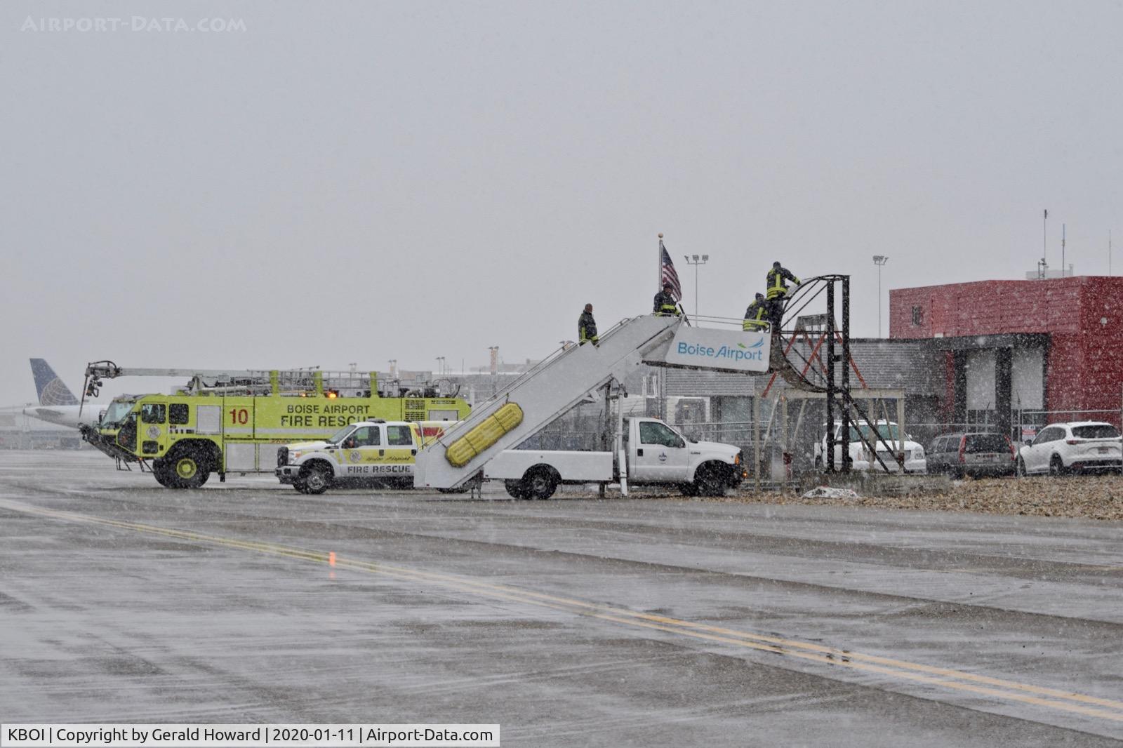 Boise Air Terminal/gowen Fld Airport (BOI) - ARFF trains anytime.