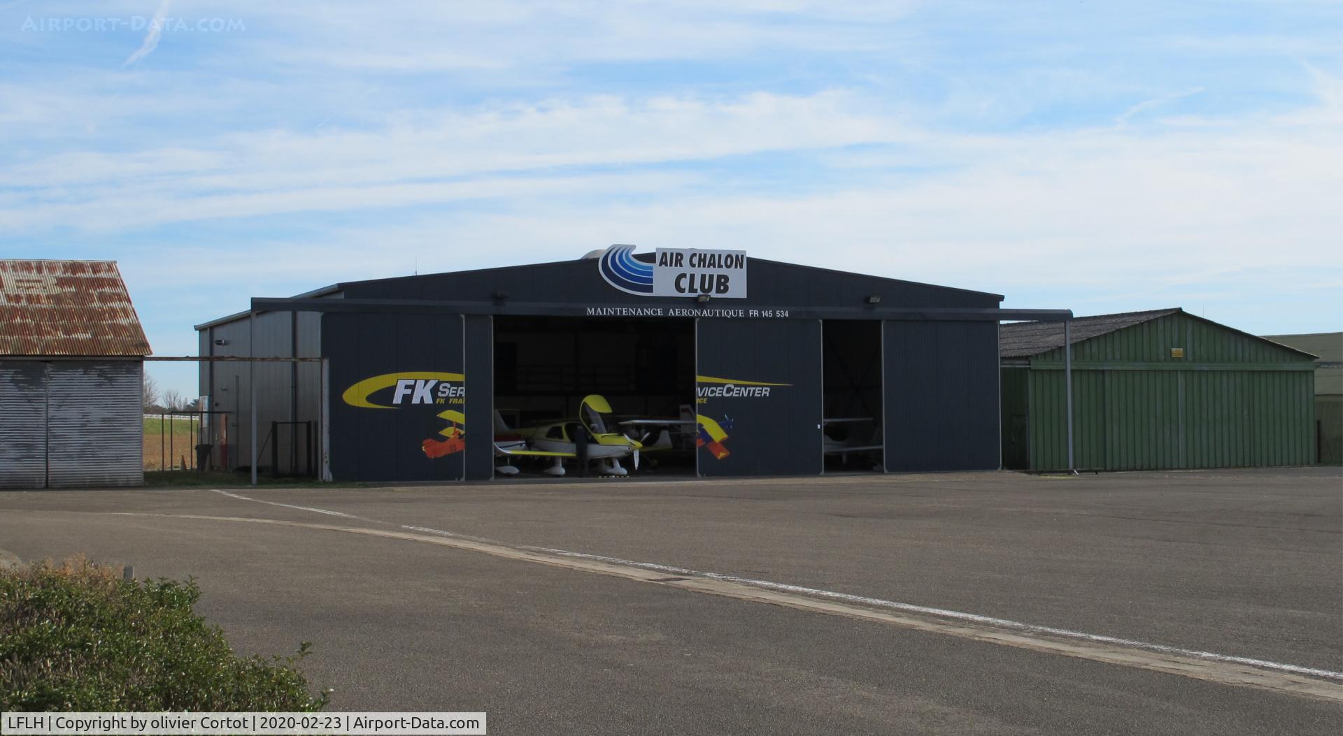Chalon Champforgeuil Airport, Chalon France (LFLH) - the maintenance hangar