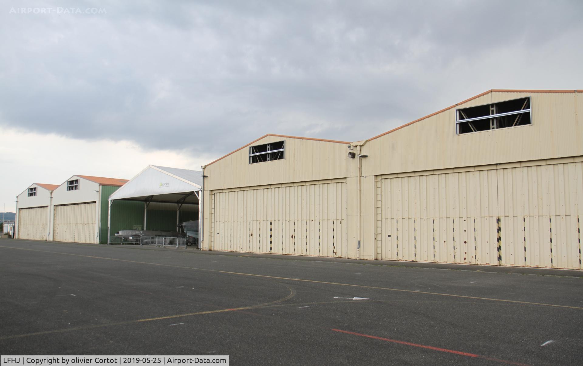 Lyon Corbas Airport, Lyon France (LFHJ) - hangars (ex French Army Aviation) of the Clement Ader museum