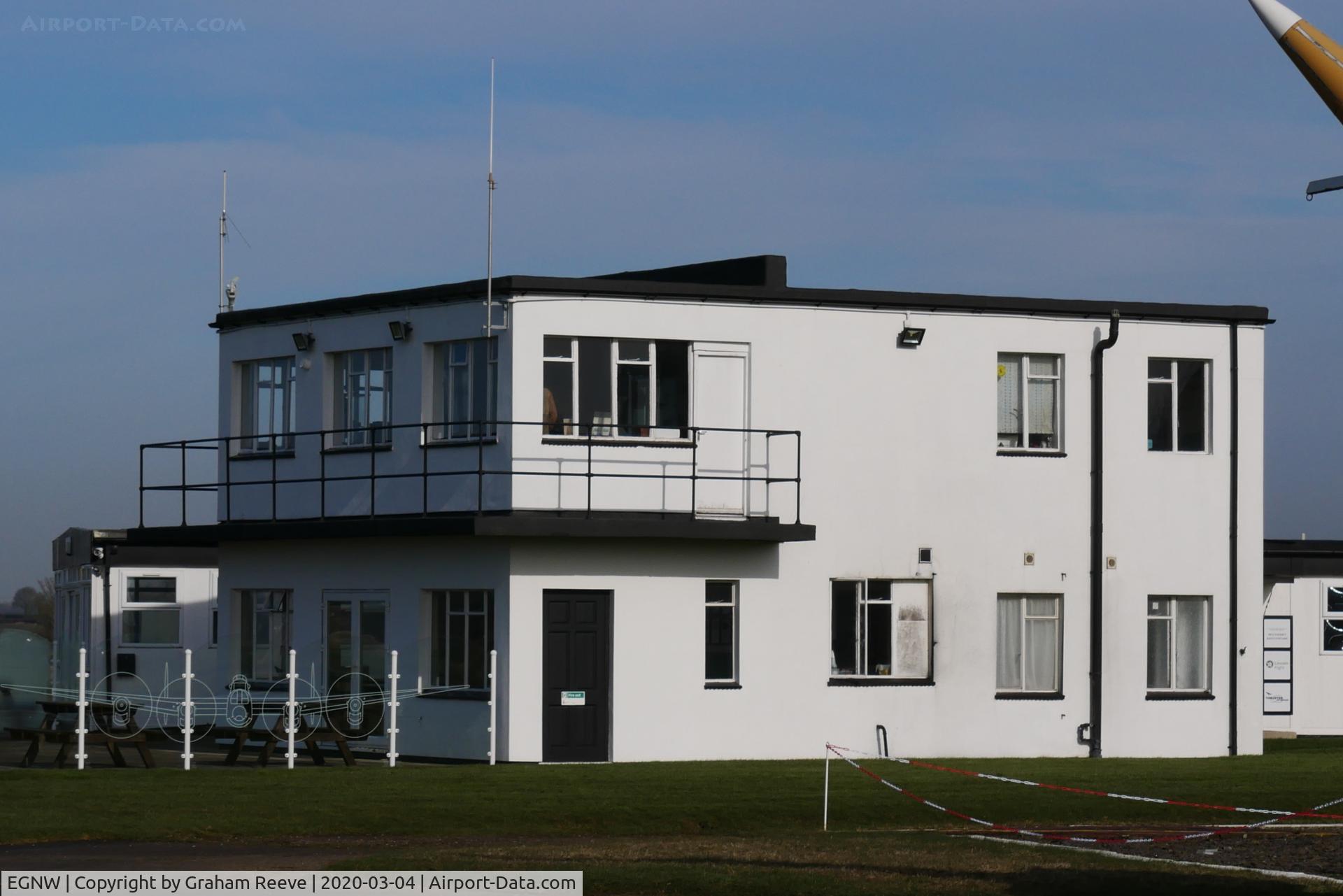 Wickenby Aerodrome Airport, Lincoln, England United Kingdom (EGNW) - Control Tower at Wickenby.