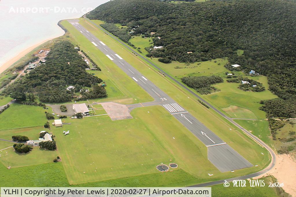 Lord Howe Island Airport, Lord Howe Island, New South Wales Australia (YLHI) - Crosswind on RW28