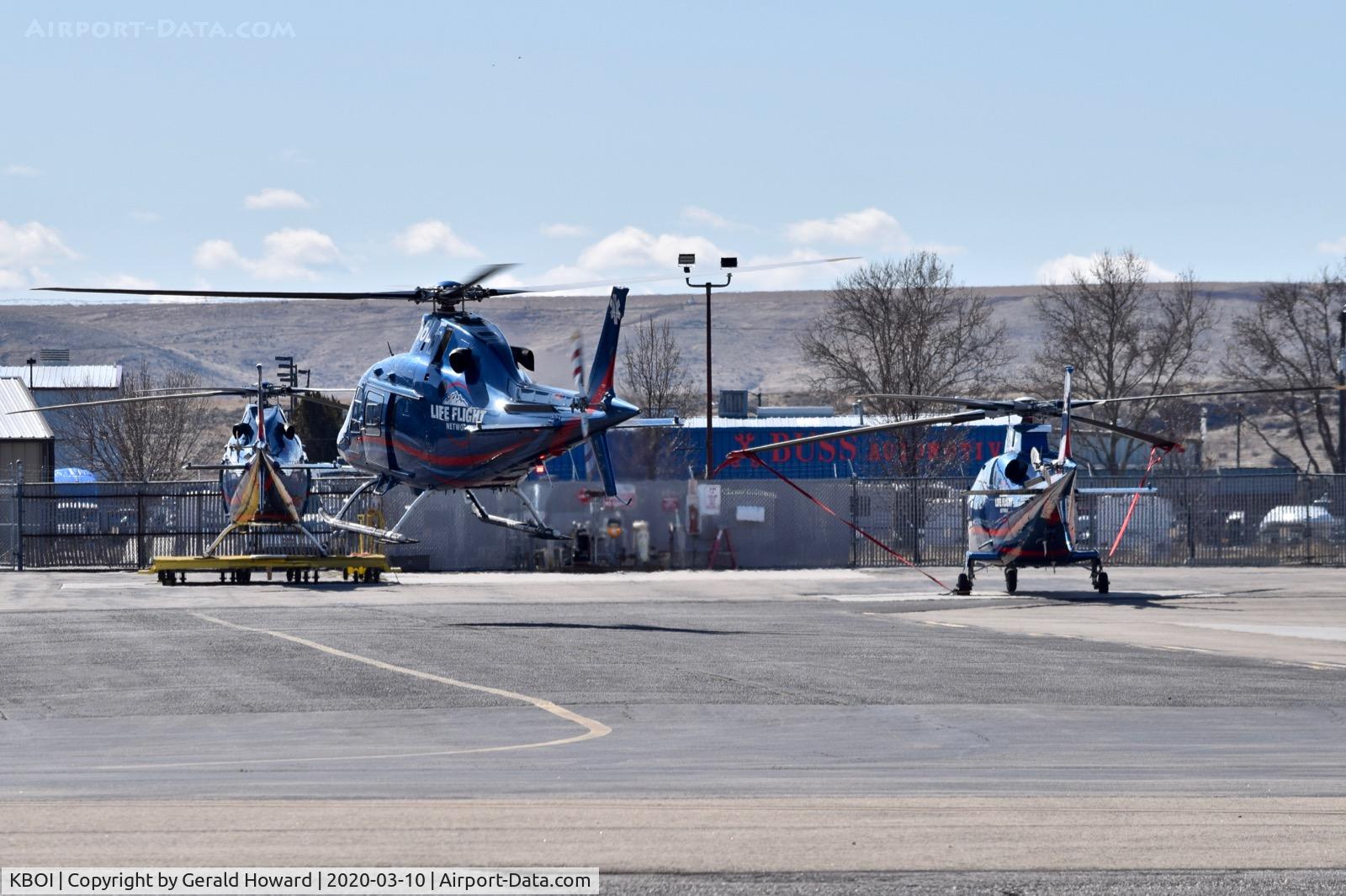 Boise Air Terminal/gowen Fld Airport (BOI) - Life Flight Ramp.