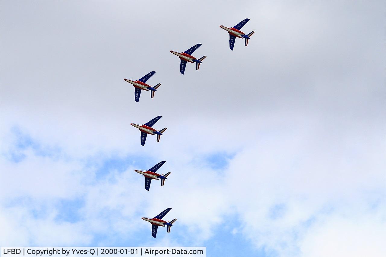 Bordeaux Airport, Merignac Airport France (LFBD) - Patrouille de france, on display, Bordeaux Mérignac airport (LFBD-BOD)