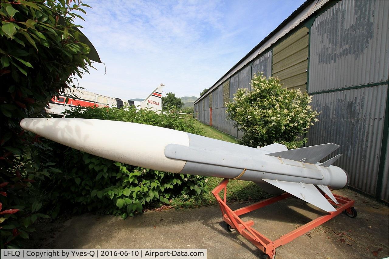 Montélimar Ancone Airport, Montélimar France (LFLQ) - Hawker-Siddeley Matra AS-37 Martel missile, on display, European Fighter Aviation Museum, Montélimar-Ancône airfield (LFLQ)