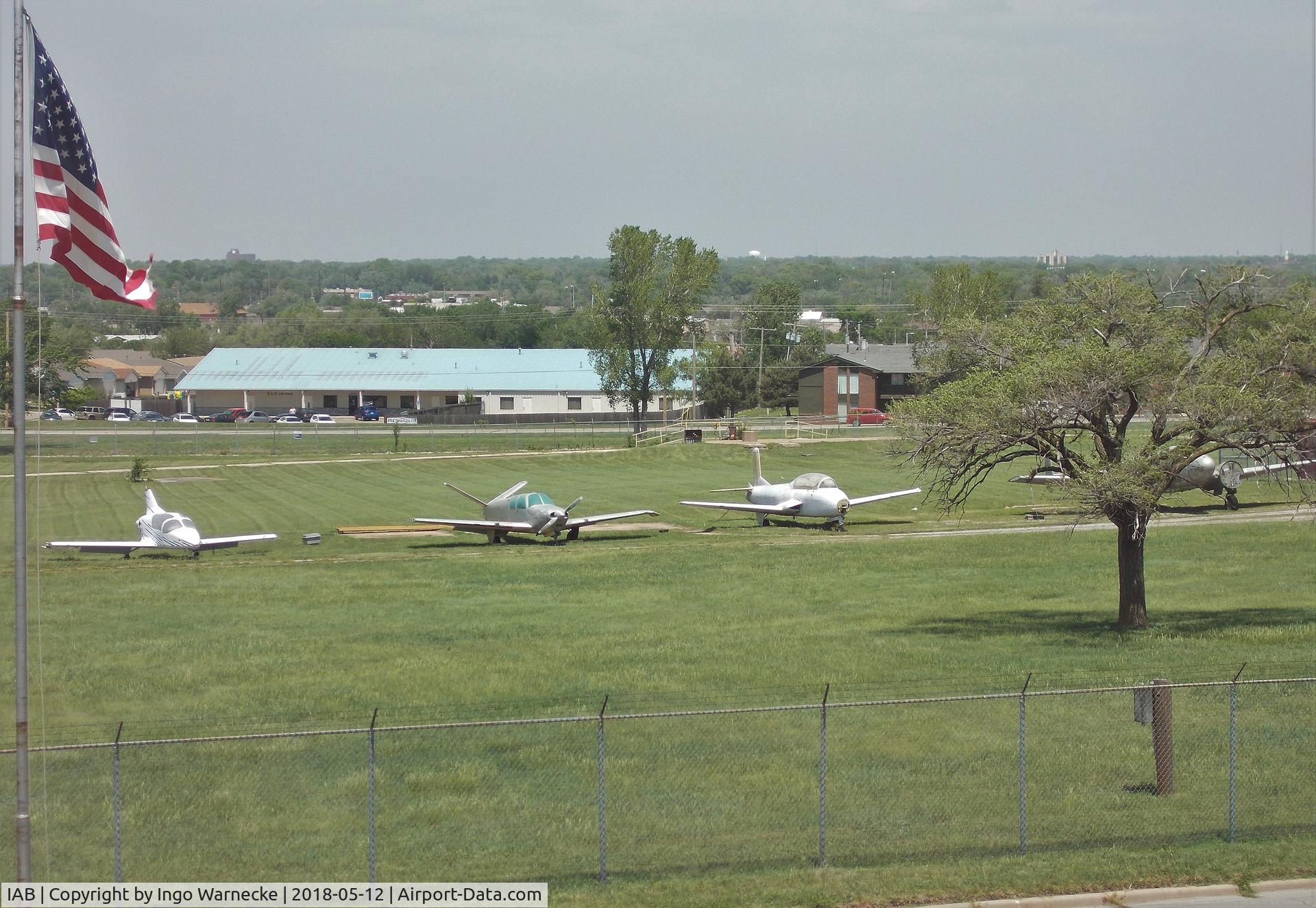 Mc Connell Afb Airport (IAB) - the outside storage area for restoration projects of the Kansas Aviation Museum at the former Wichita Municipal Airport, now just outside McConnell AFB, Wichita KS
