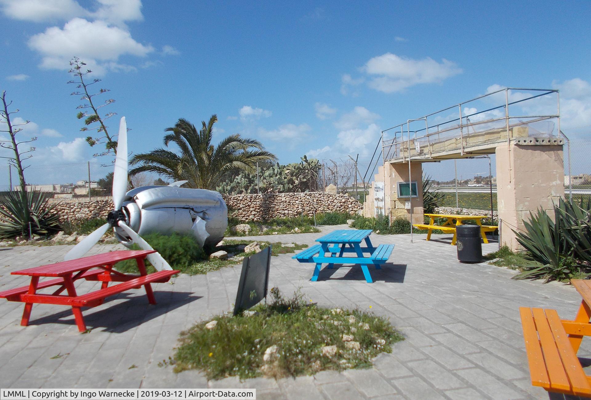Malta International Airport (Luqa Airport), Luqa Malta (LMML) - the spotter-area south of the main runway at Malta International Airport, Luqa