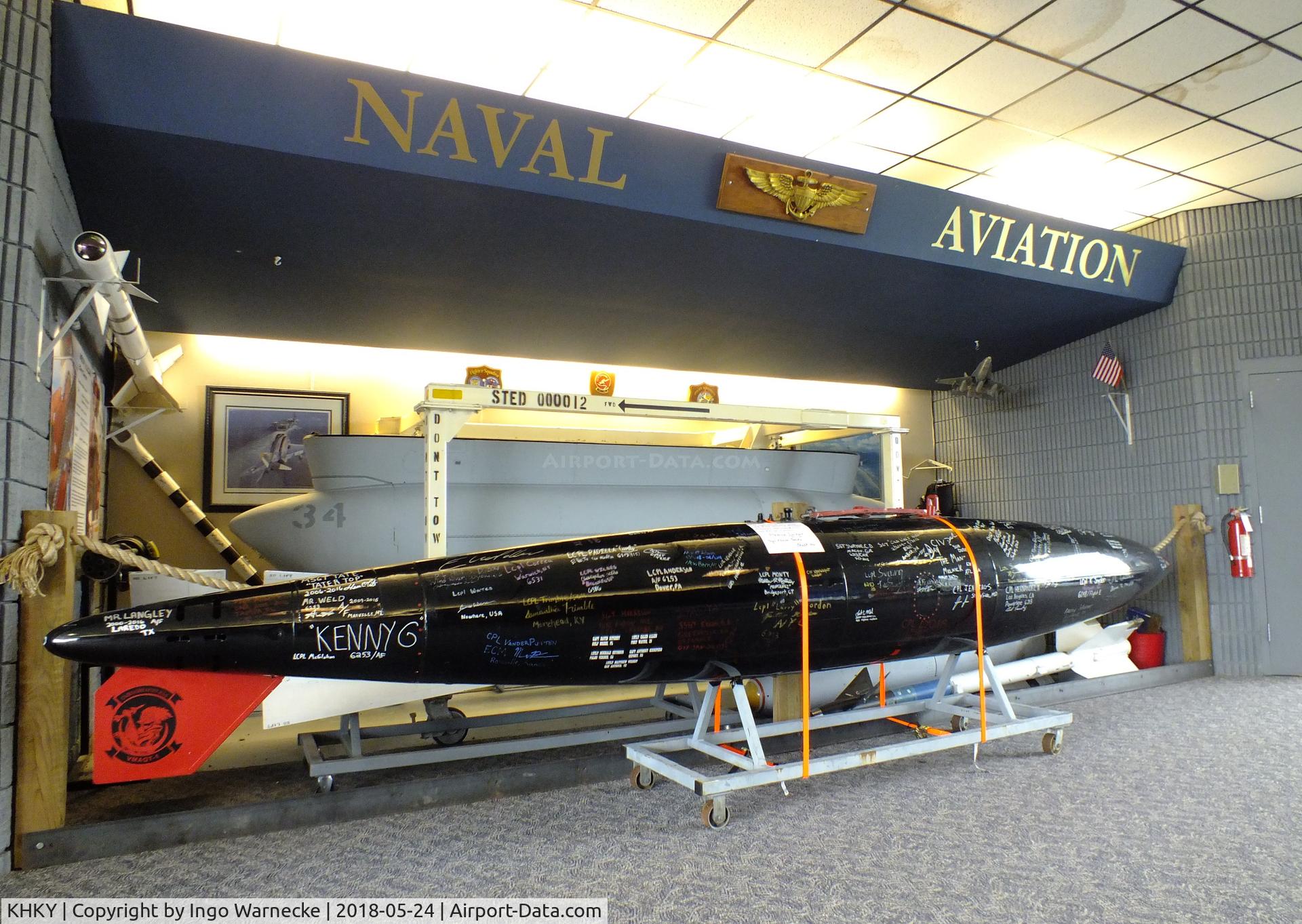 Hickory Regional Airport (HKY) - exhibition of the Hickory Aviation Museum in the terminal of Hickory regional airport, Hickory NC