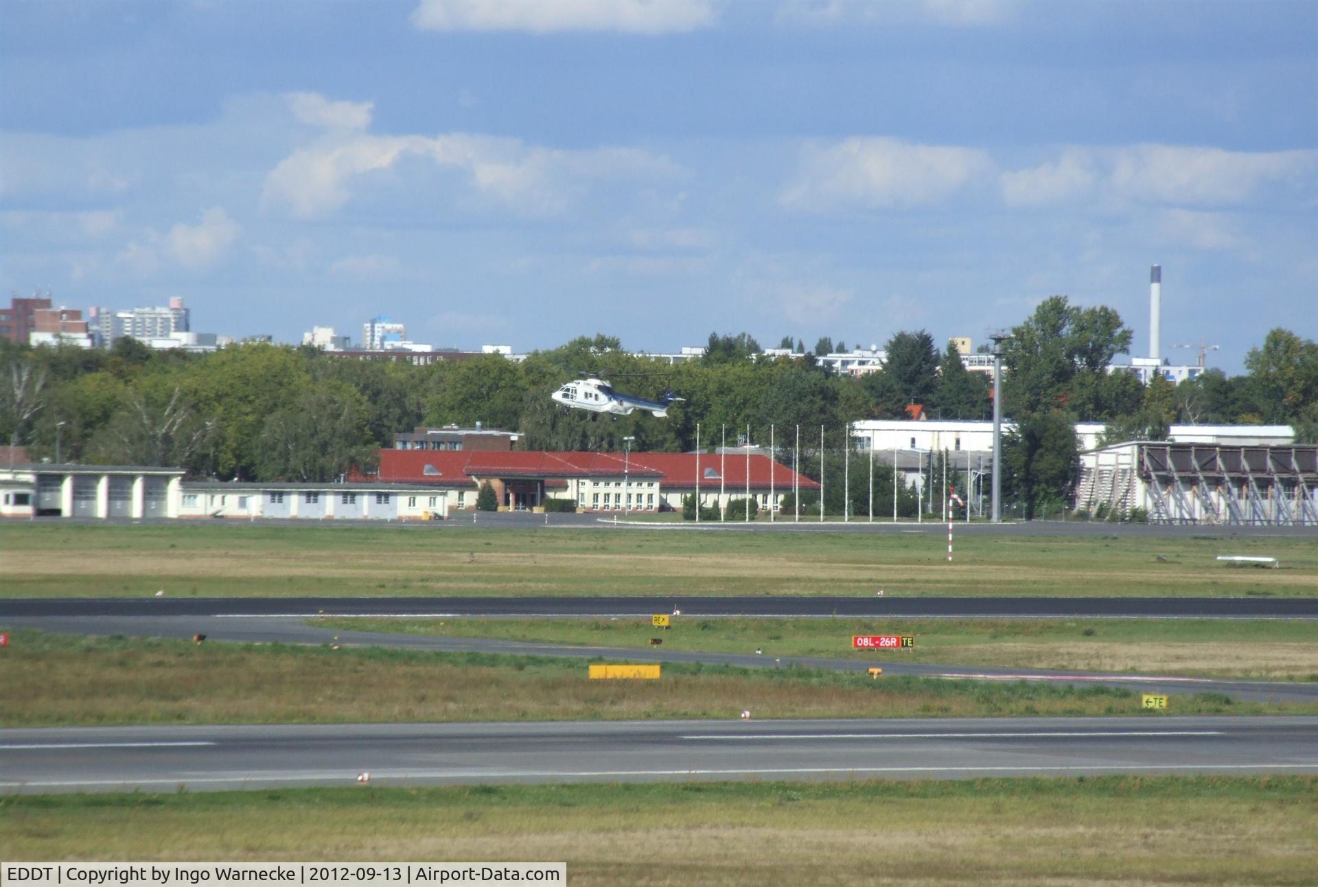Tegel International Airport (closing in 2011), Berlin Germany (EDDT) - buildings in the military part of Berlin-Tegel (the very first terminal)