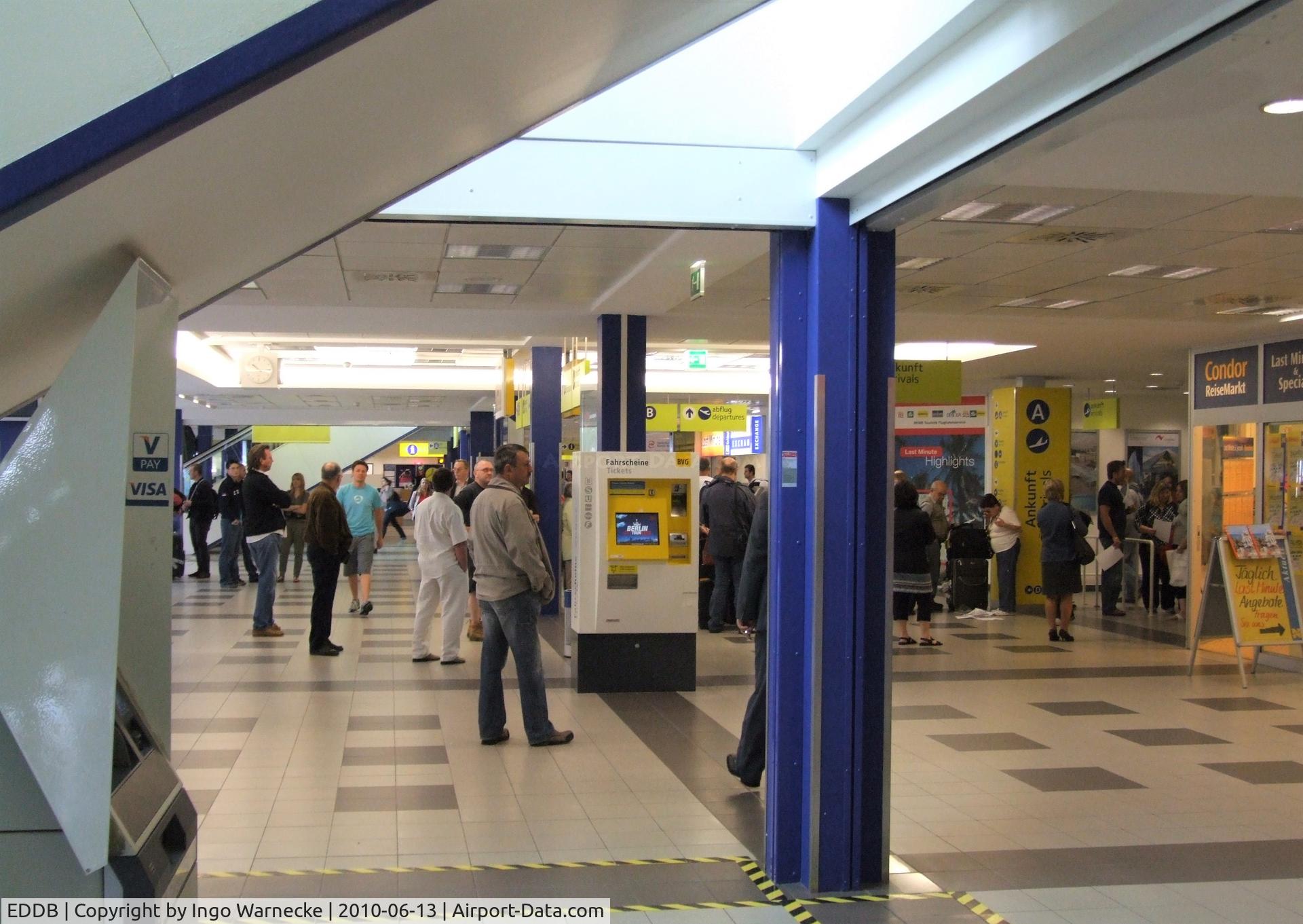 Berlin Brandenburg International Airport, Berlin Germany (EDDB) - in the departure area of the terminal at Schönefeld airport