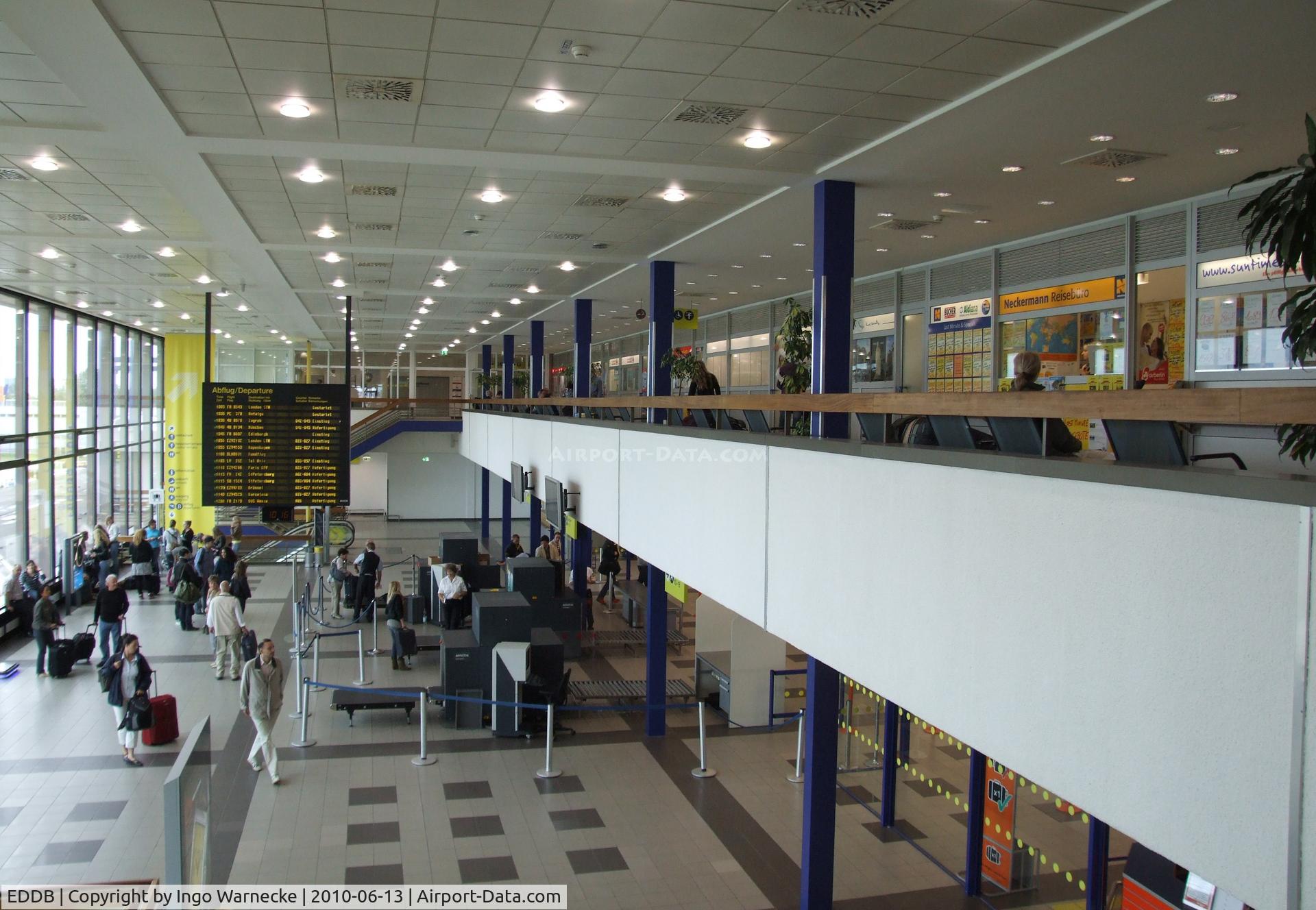 Berlin Brandenburg International Airport, Berlin Germany (EDDB) - in the departure area of the terminal at Schönefeld airport