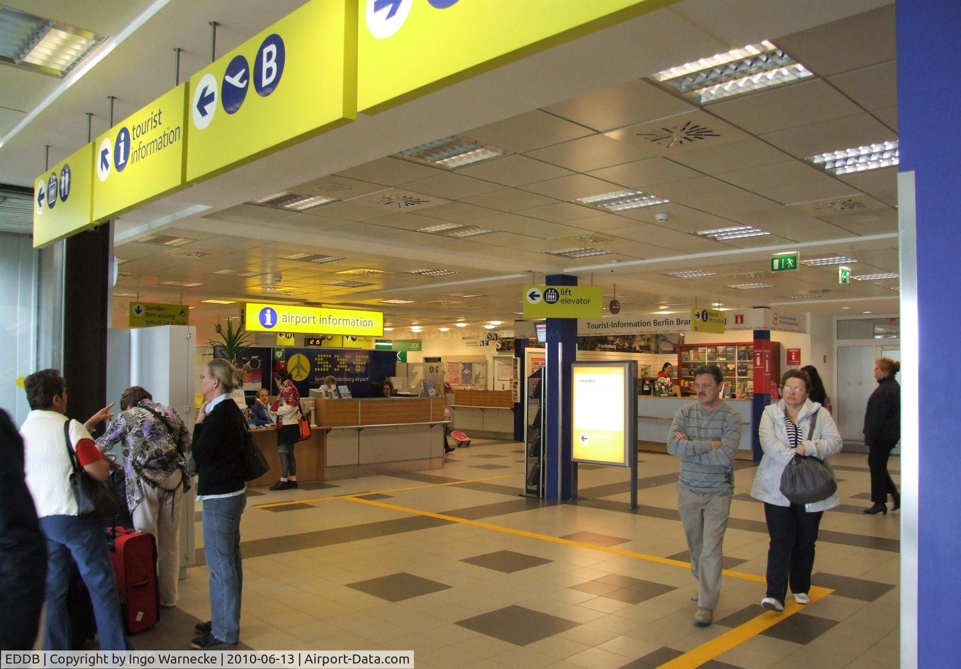 Berlin Brandenburg International Airport, Berlin Germany (EDDB) - in the departure area of the terminal at Schönefeld airport