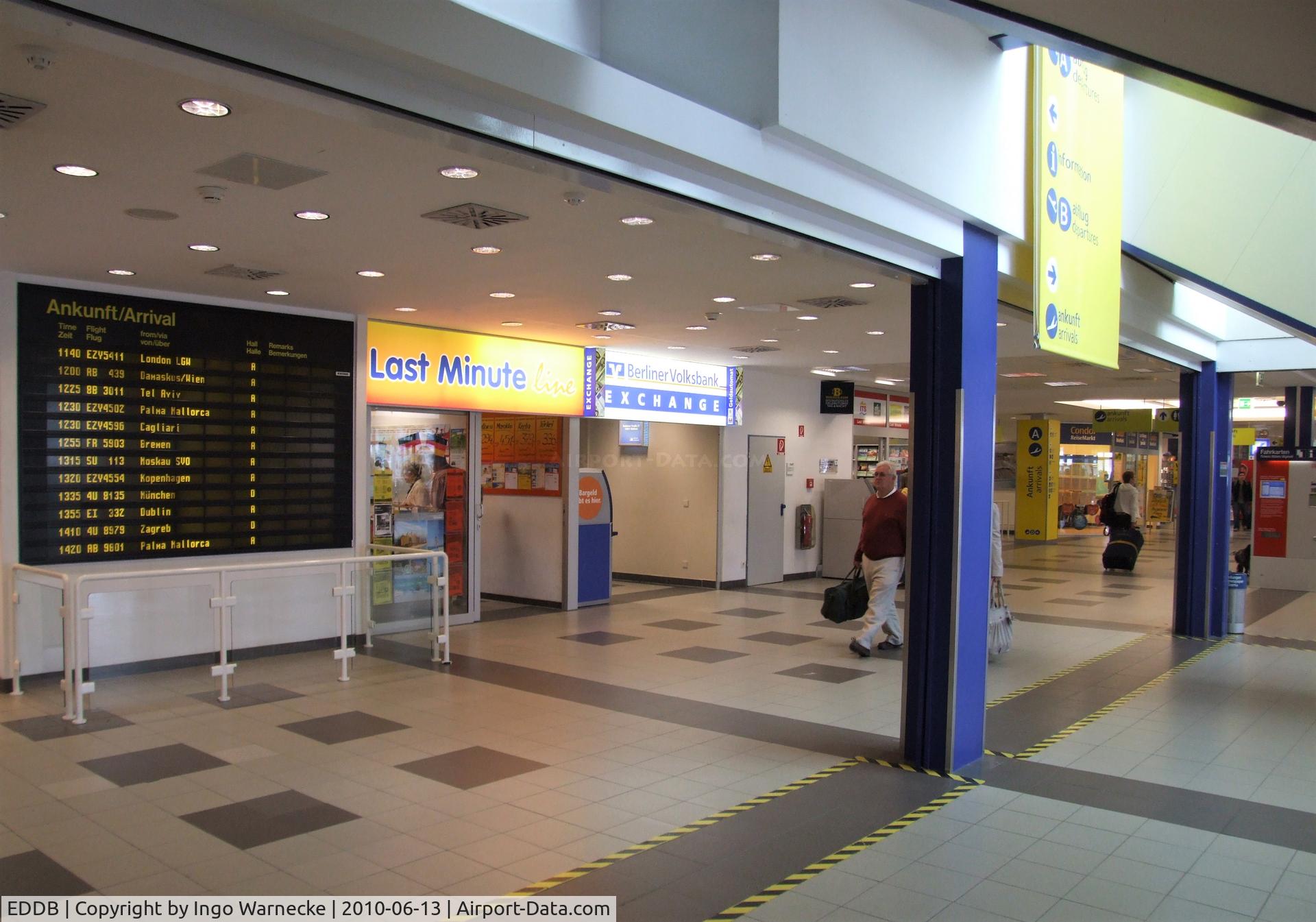 Berlin Brandenburg International Airport, Berlin Germany (EDDB) - in the departure area of the terminal at Schönefeld airport