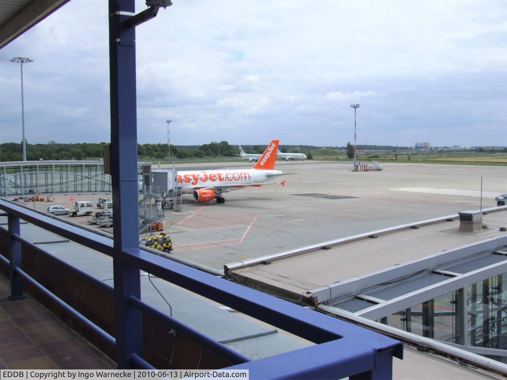Berlin Brandenburg International Airport, Berlin Germany (EDDB) - looking at the apron at Schönefeld airport