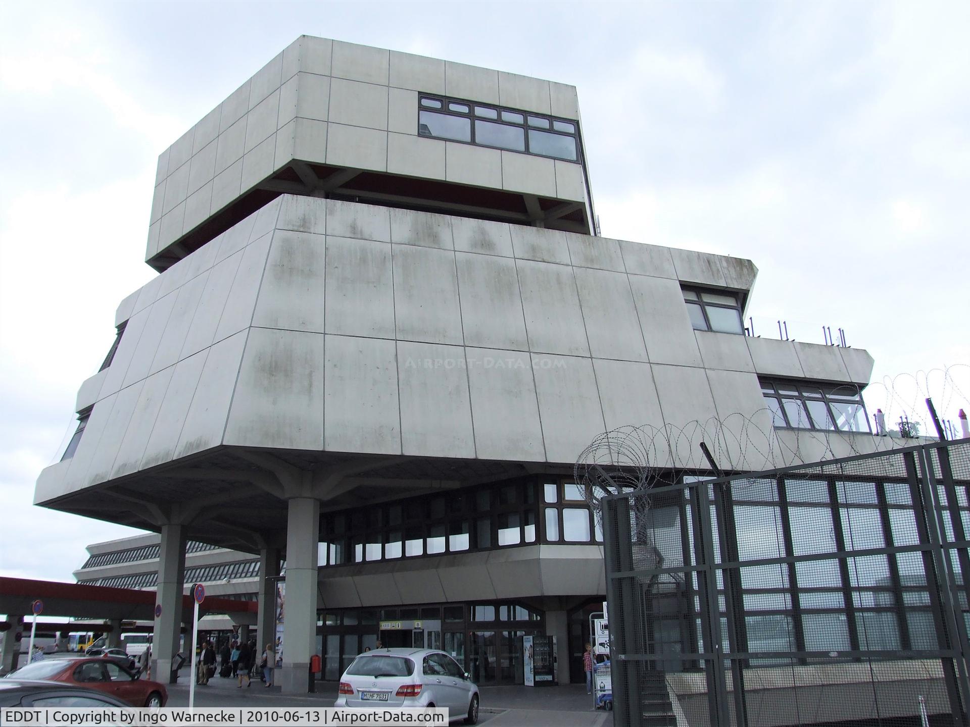 Tegel International Airport (closing in 2011), Berlin Germany (EDDT) - landside view of the eastern entry into main terminal at Berlin Tegel airport