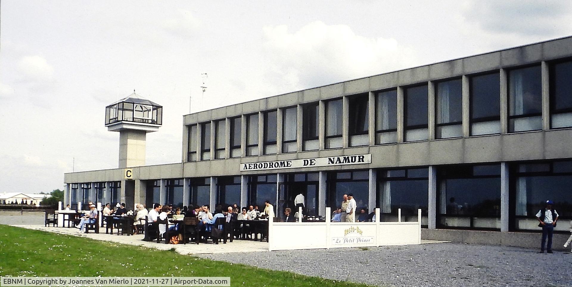 Suarlee Airport, Namur Belgium (EBNM) - Slide scan