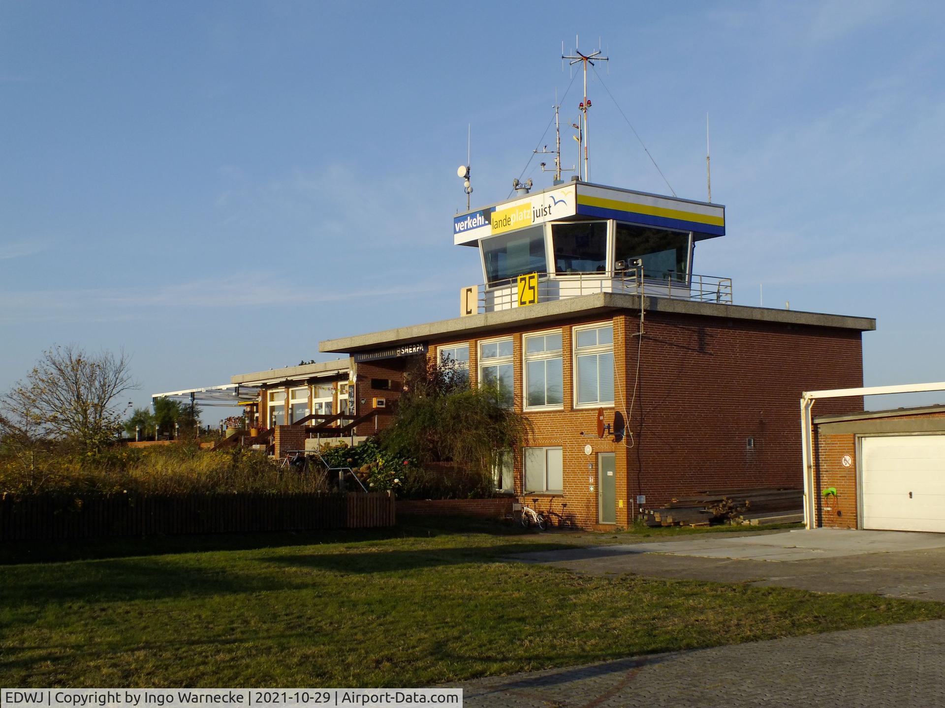 Juist Airport, Juist Germany (EDWJ) - tower at Juist airfield