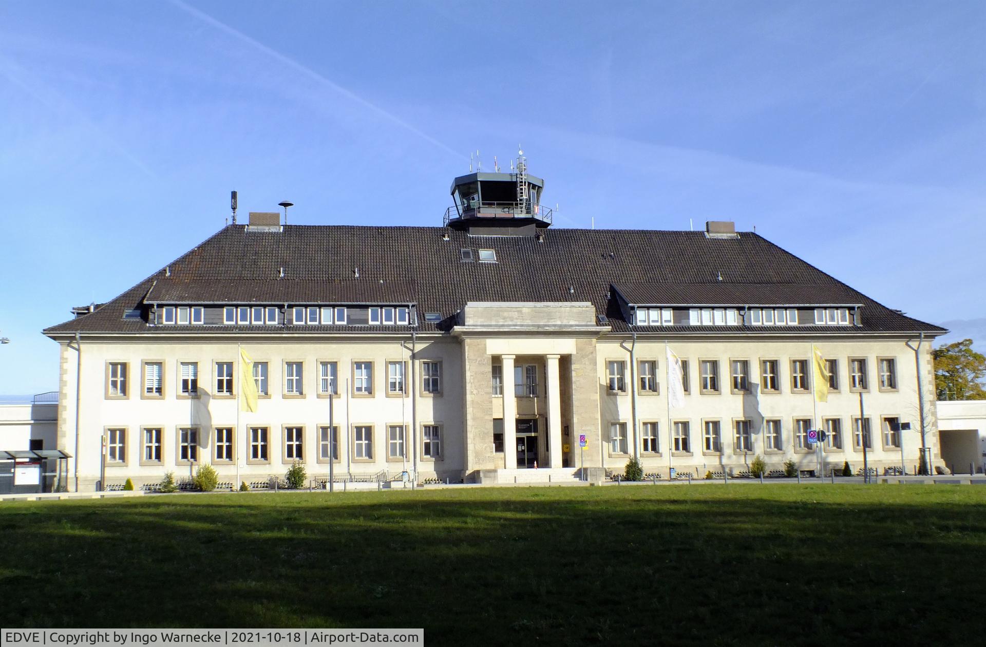 Braunschweig-Wolfsburg Regional Airport, Braunschweig, Lower Saxony Germany (EDVE) - the main terminal building (inaugurated May 1939) at Braunschweig-Waggum airport