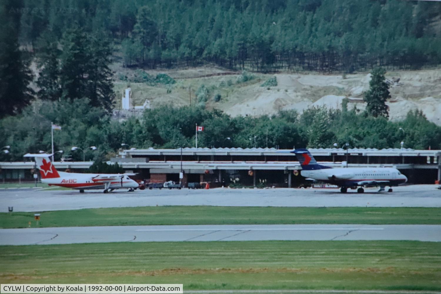 Kelowna International Airport, Kelowna, British Columbia Canada (CYLW) - Old days at Kelowna