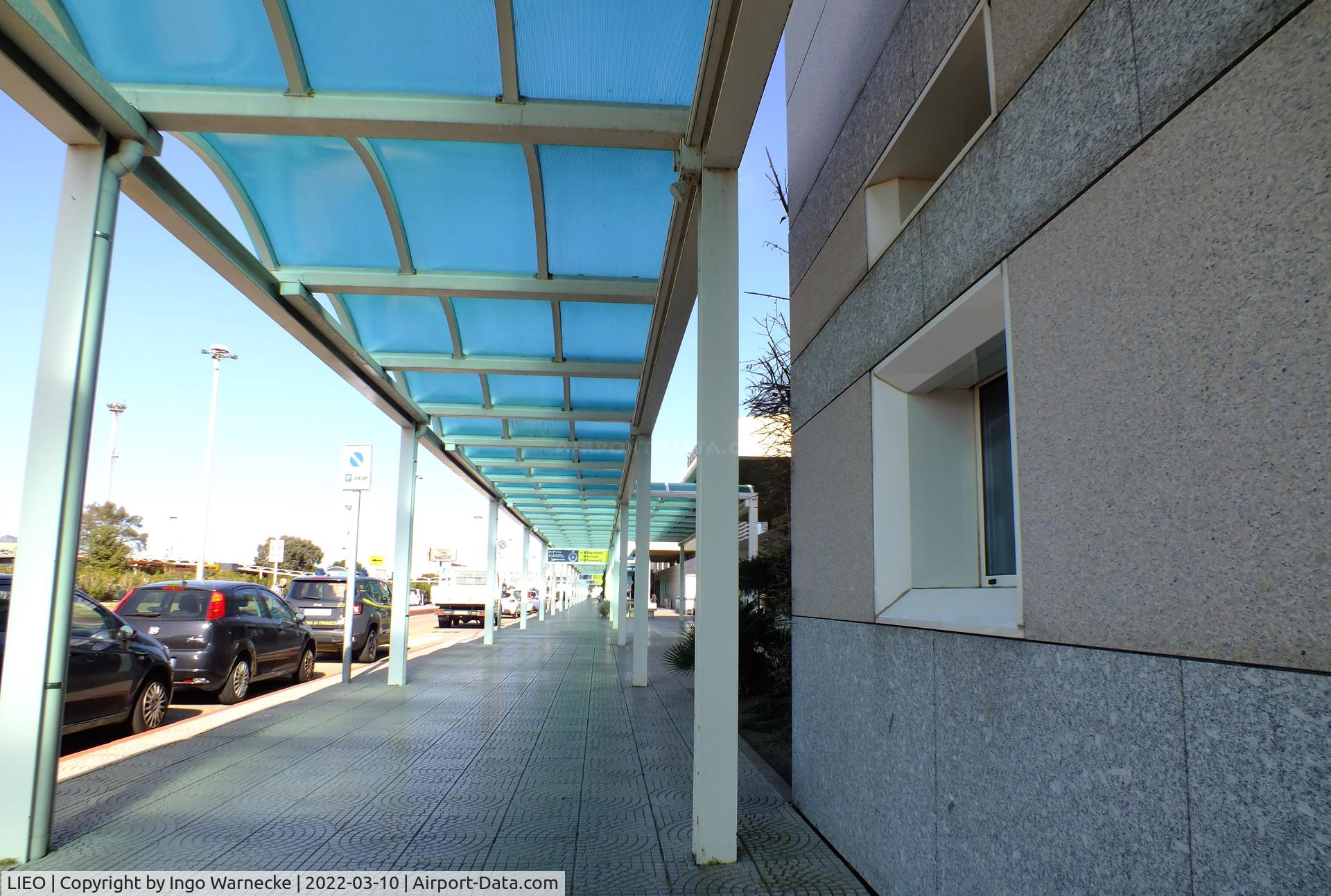 Olbia Airport, Costa Smeralda Airport Italy (LIEO) - outside the main terminal of Olbia/Costa Smeralda airport