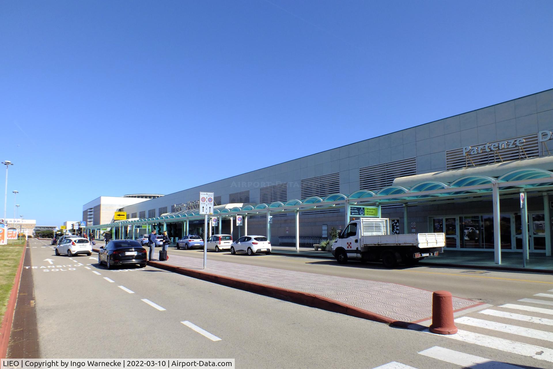 Olbia Airport, Costa Smeralda Airport Italy (LIEO) - outside the main terminal of Olbia/Costa Smeralda airport