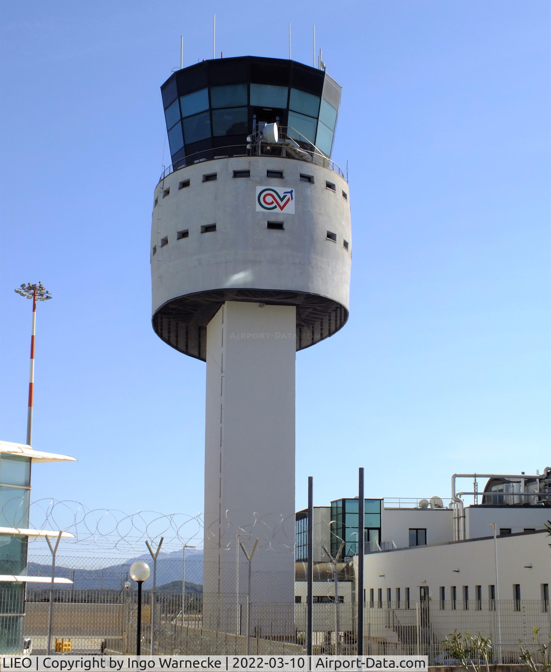 Olbia Airport, Costa Smeralda Airport Italy (LIEO) - the tower of Olbia/Costa Smeralda airport