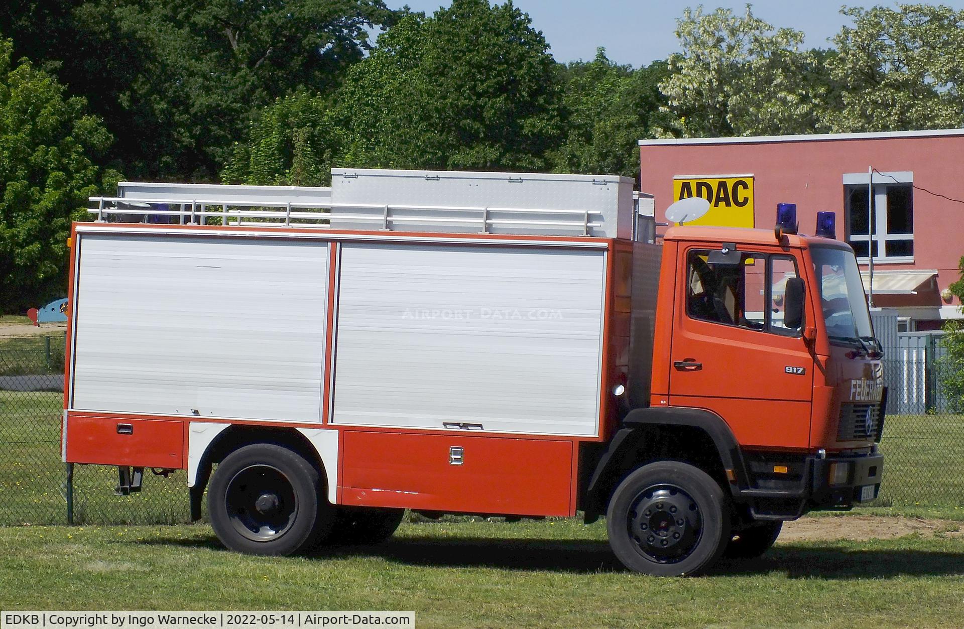 Bonn-Hangelar Airport, Sankt Augustin Germany (EDKB) - airfield fire truck at Bonn-Hangelar airfield #v