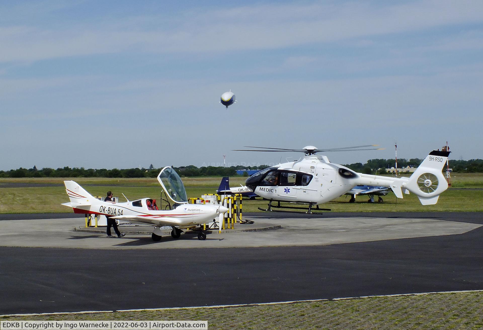 Bonn-Hangelar Airport, Sankt Augustin Germany (EDKB) - at the airfield fuelling station at Bonn-Hangelar airfield