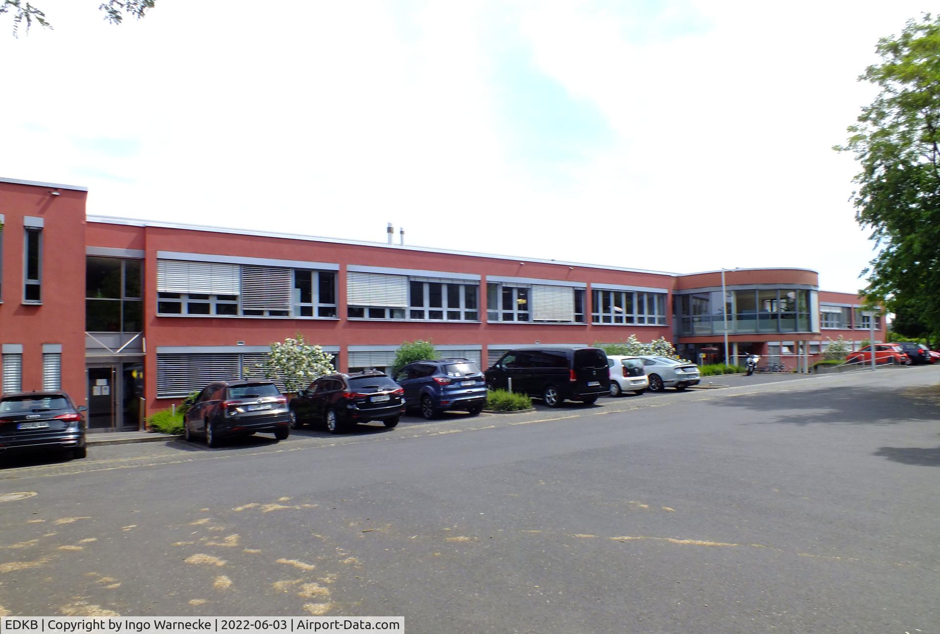 Bonn-Hangelar Airport, Sankt Augustin Germany (EDKB) - offices and hangar of ADAC Heliservice at Bonn-Hangelar airfield