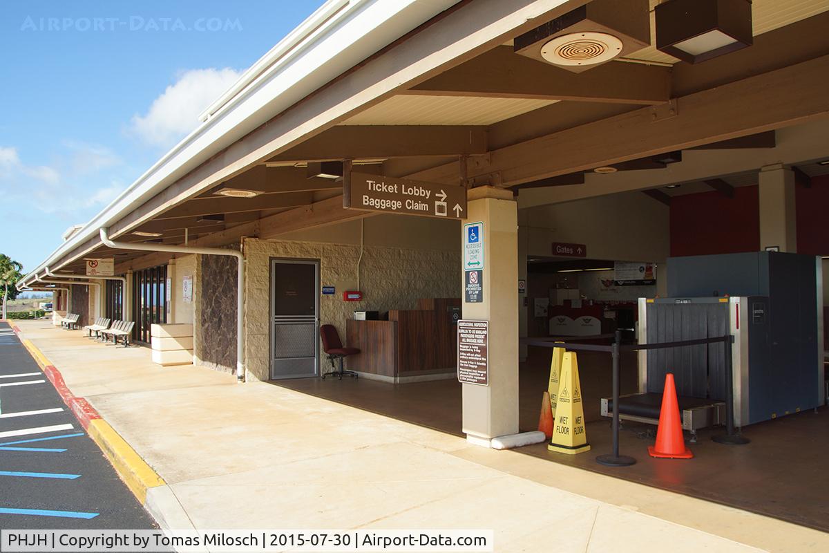 Kapalua Airport (Kapalua West Mau'i Airport), Lahaina, Hawaii United States (PHJH) - Terminal building